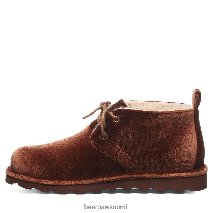 BEARPAW skye naiset karmeli sametti saappaat H880X0158