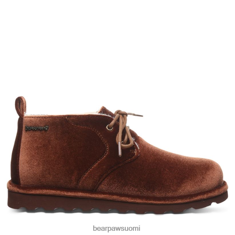 BEARPAW skye naiset karmeli sametti saappaat H880X0158