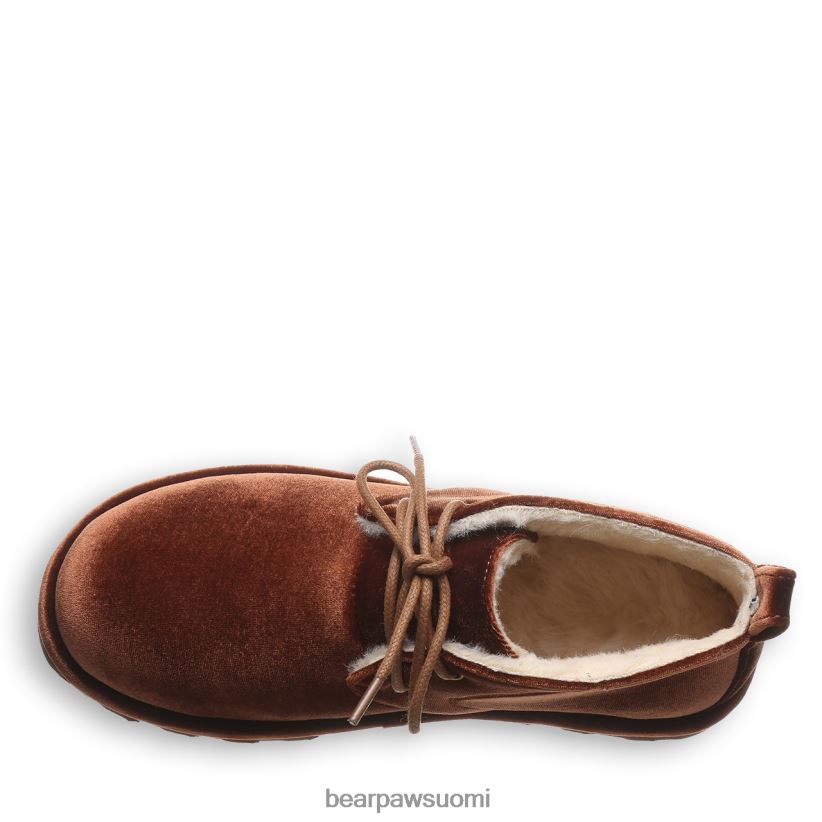 BEARPAW skye naiset karmeli sametti saappaat H880X0158