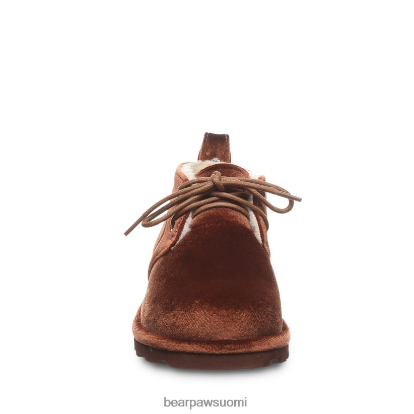 BEARPAW skye naiset karmeli sametti saappaat H880X0158