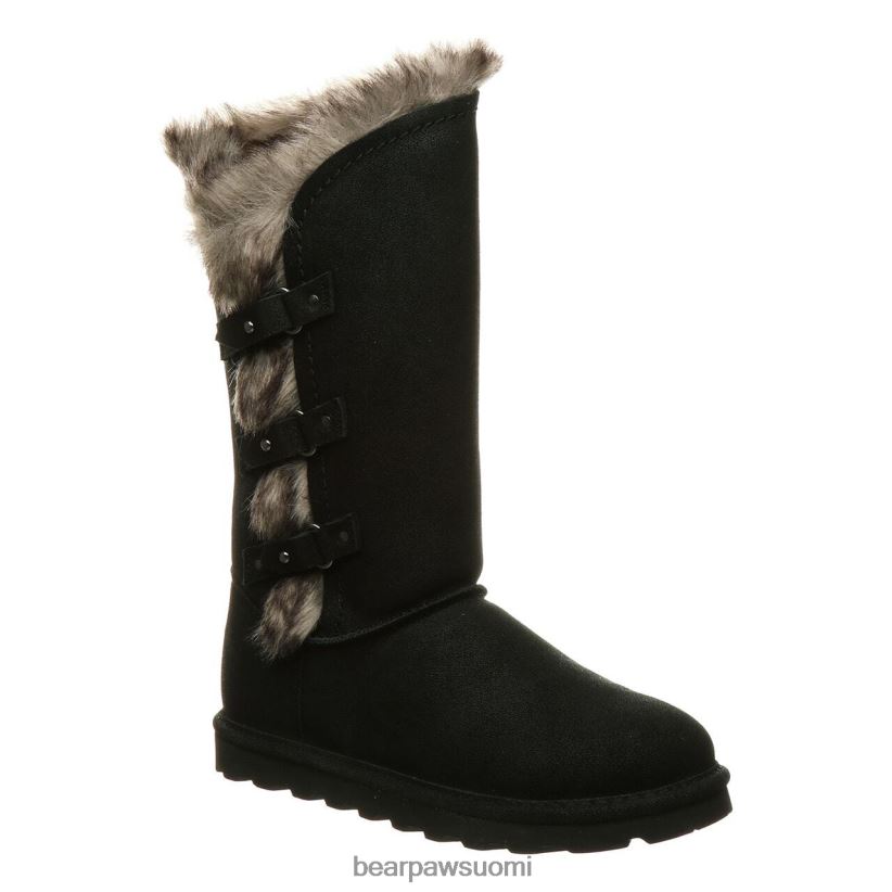 BEARPAW smirgeli naiset vanha musta saappaat H880X0210