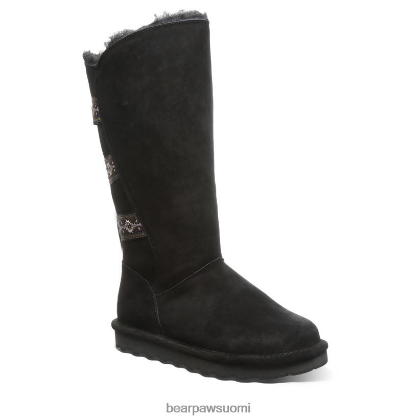 BEARPAW violetti naiset musta saappaat H880X0122