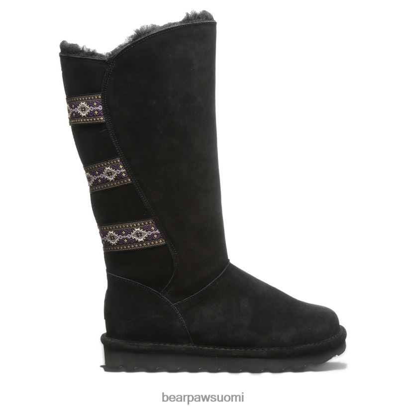 BEARPAW violetti naiset musta saappaat H880X0122