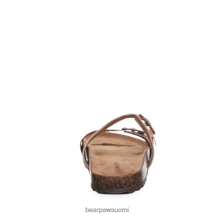 BEARPAW Julieta ii naiset matkatavarat/ruusukulta sandaalit H880X0370