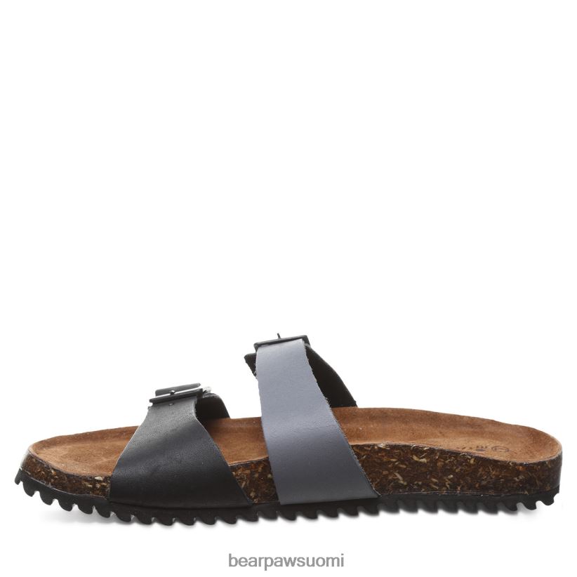 BEARPAW Julieta ii naiset musta/harmaa sandaalit H880X0372