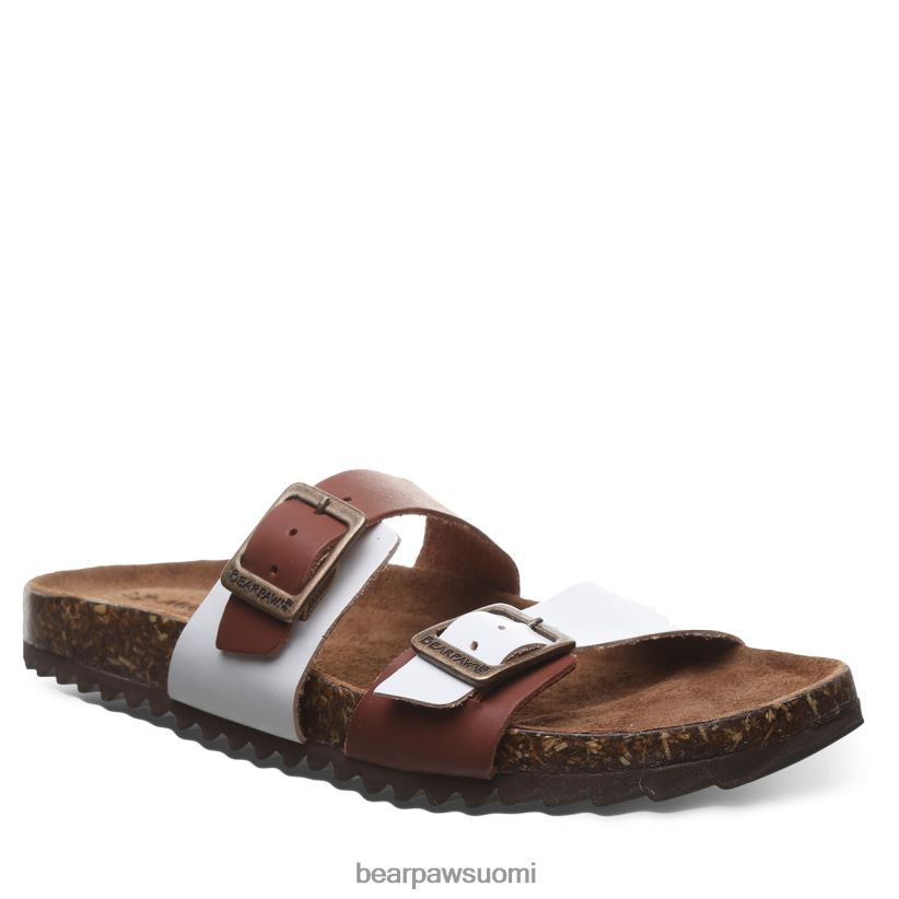 BEARPAW Julieta ii naiset satula/valkoinen sandaalit H880X0371
