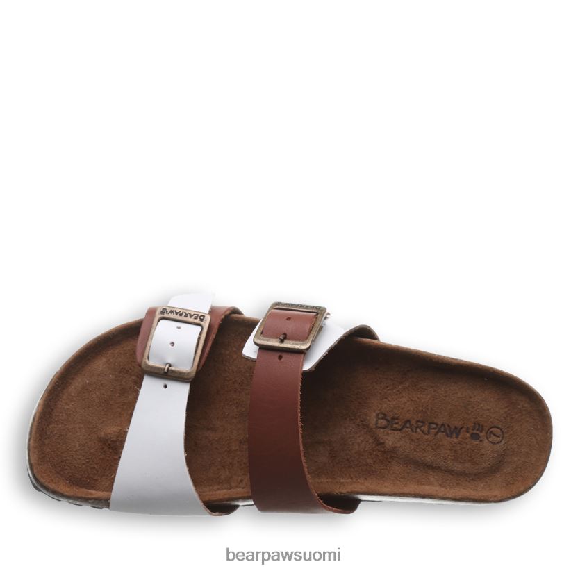 BEARPAW Julieta ii naiset satula/valkoinen sandaalit H880X0371