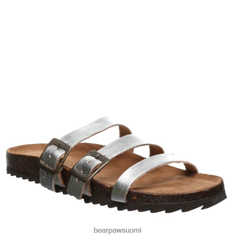 BEARPAW Mercedes naiset hopea sandaalit H880X0453