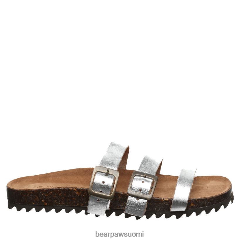 BEARPAW Mercedes naiset hopea sandaalit H880X0453