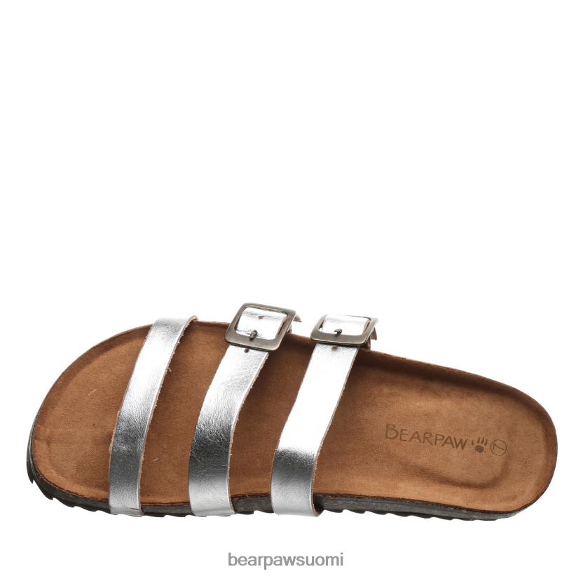 BEARPAW Mercedes naiset hopea sandaalit H880X0453