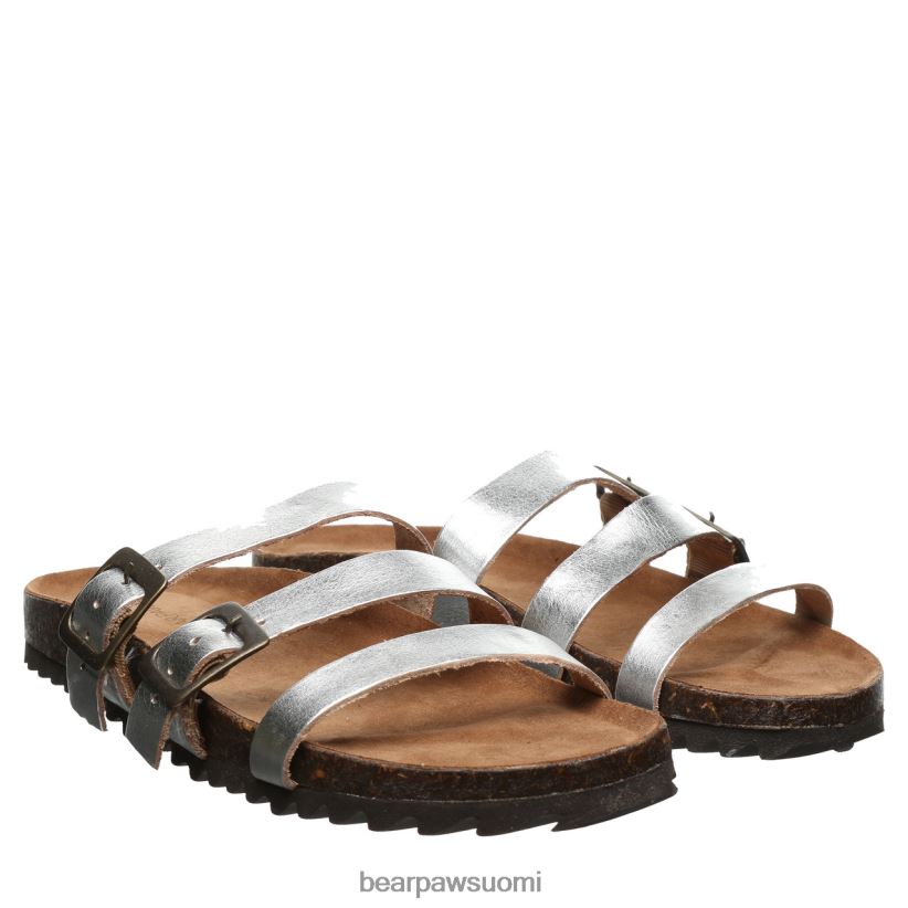BEARPAW Mercedes naiset hopea sandaalit H880X0453