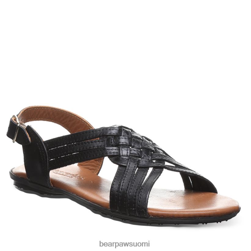 BEARPAW akaatti naiset musta sandaalit H880X0379