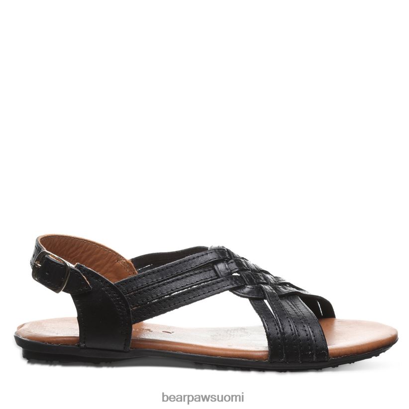 BEARPAW akaatti naiset musta sandaalit H880X0379