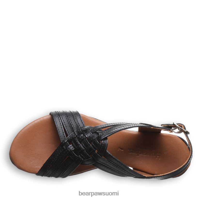 BEARPAW akaatti naiset musta sandaalit H880X0379