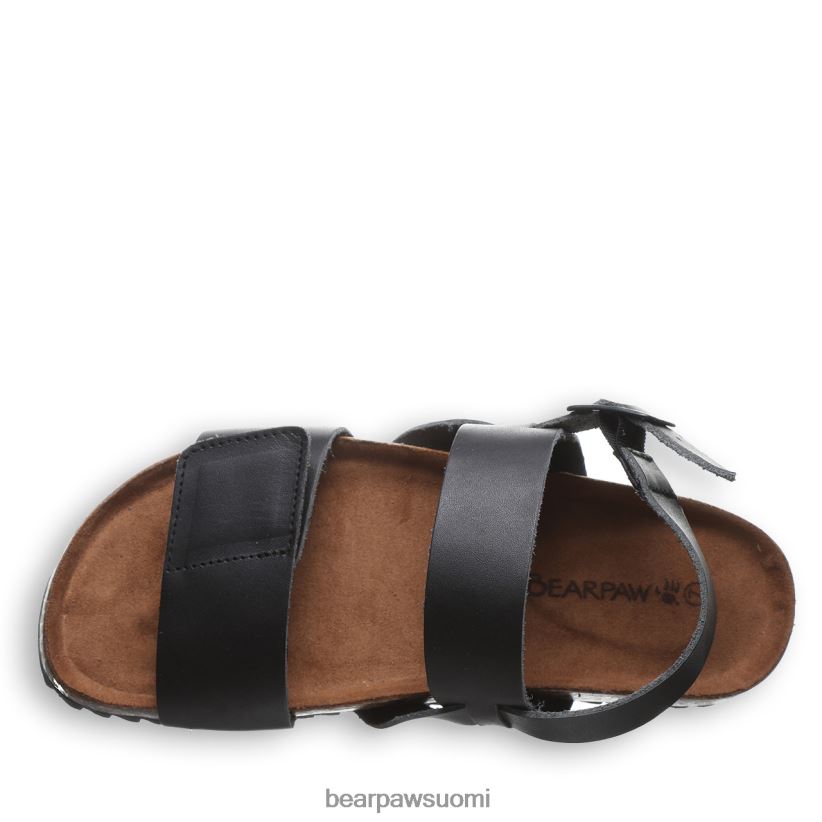 BEARPAW alma ii naiset musta sandaalit H880X0375