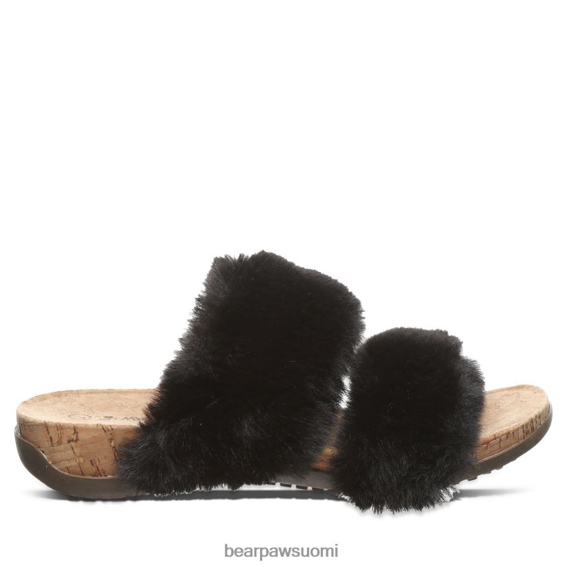 BEARPAW analia naiset musta sandaalit H880X0398