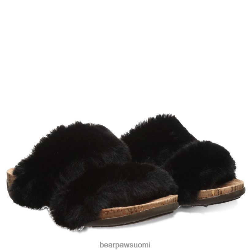 BEARPAW analia naiset musta sandaalit H880X0398