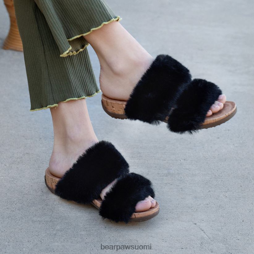 BEARPAW analia naiset musta sandaalit H880X0398