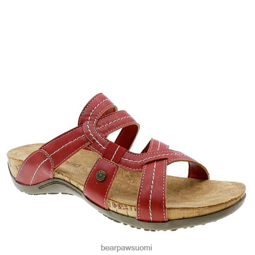 BEARPAW kai leveä naiset punainen sandaalit H880X0411