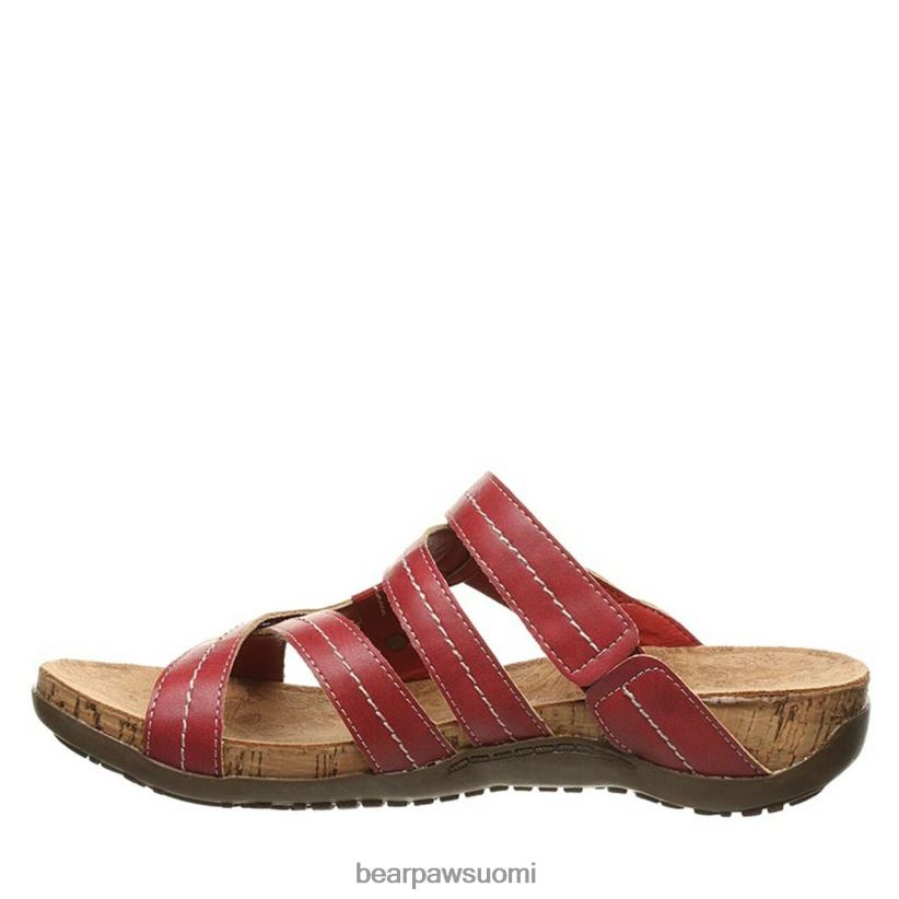 BEARPAW kai leveä naiset punainen sandaalit H880X0411