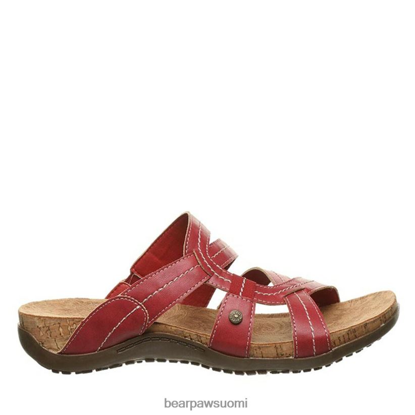 BEARPAW kai leveä naiset punainen sandaalit H880X0411