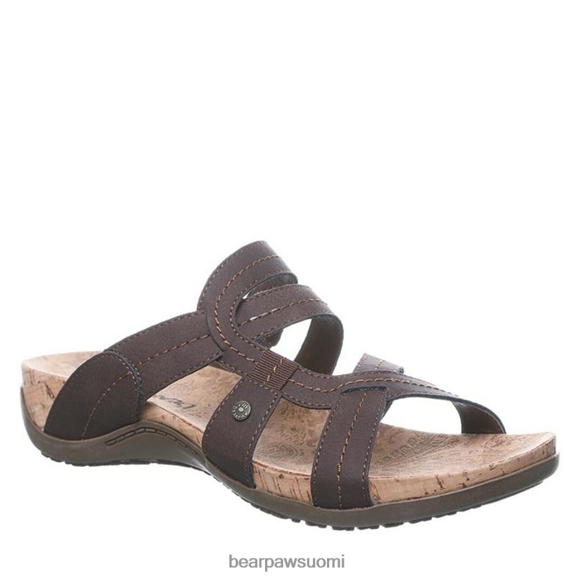 BEARPAW kai leveä naiset tumman ruskea sandaalit H880X0412