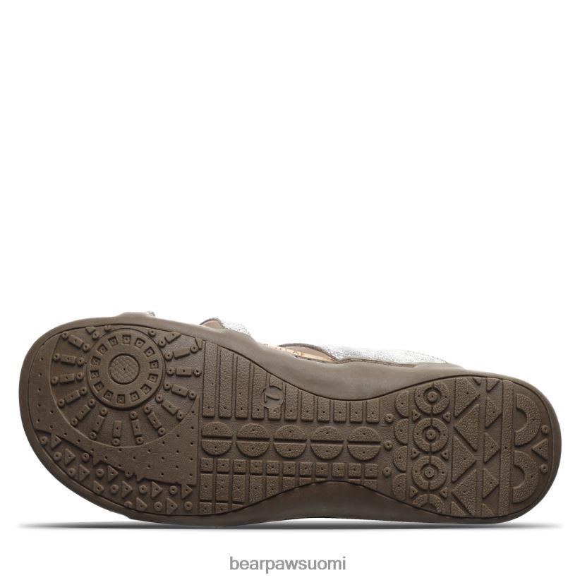 BEARPAW kellanruskea naiset hopea sandaalit H880X0442