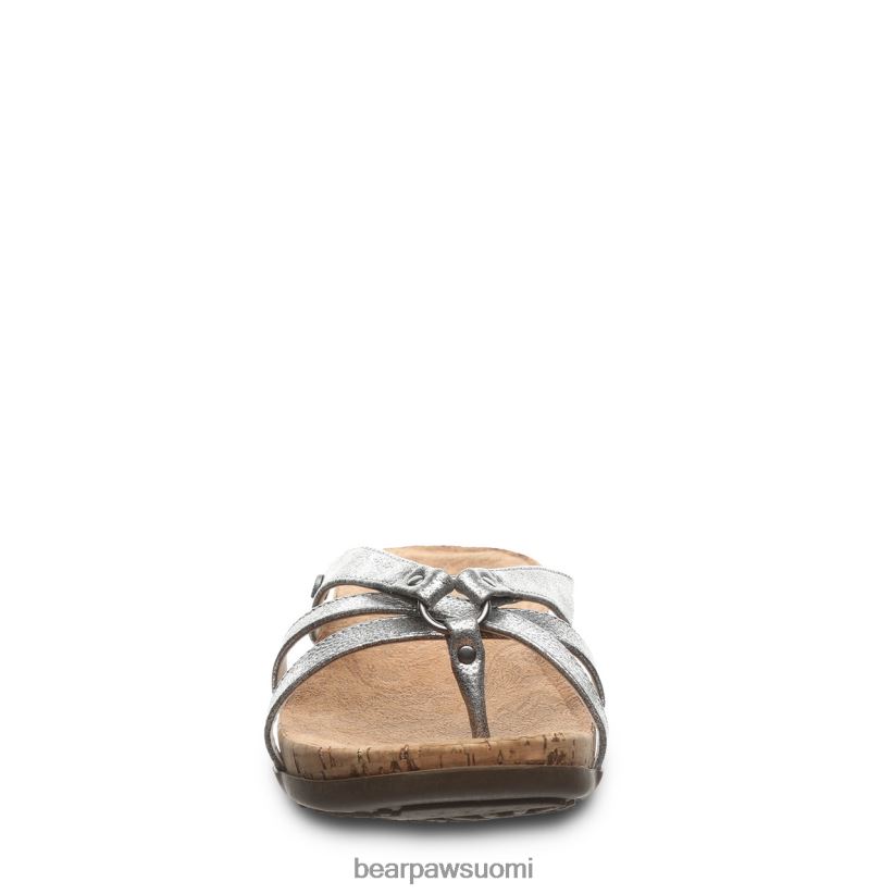BEARPAW kellanruskea naiset hopea sandaalit H880X0442