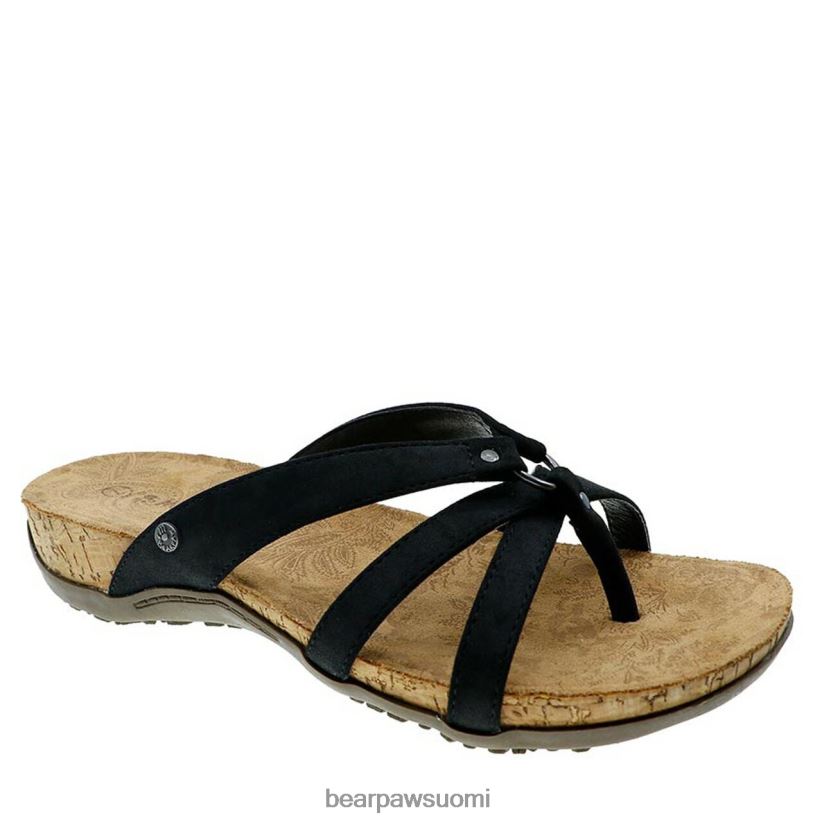 BEARPAW kellanruskea naiset musta sandaalit H880X0431