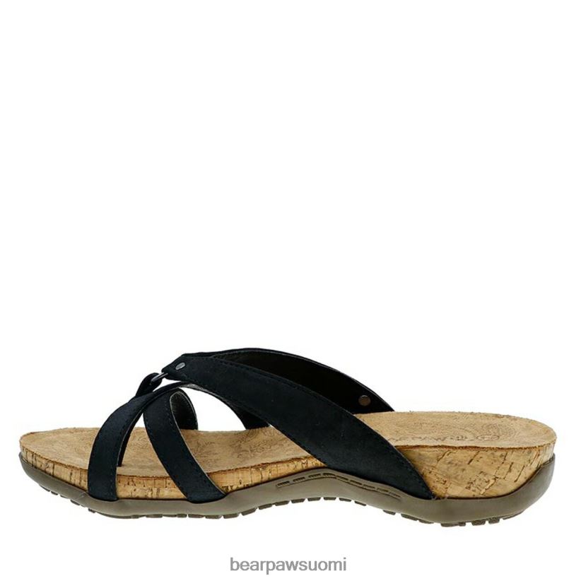 BEARPAW kellanruskea naiset musta sandaalit H880X0431