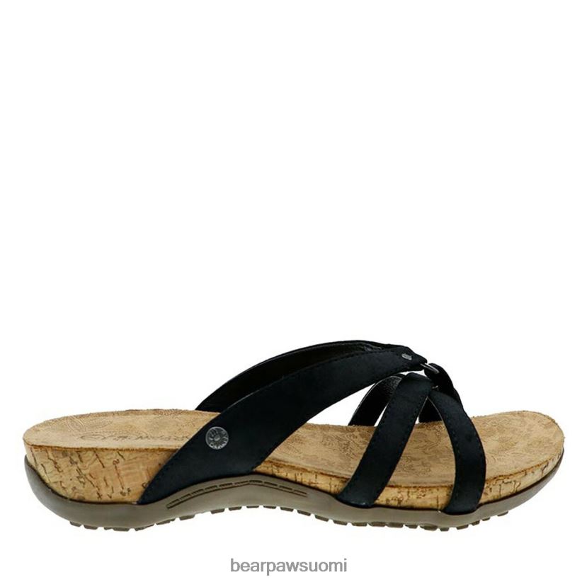 BEARPAW kellanruskea naiset musta sandaalit H880X0431