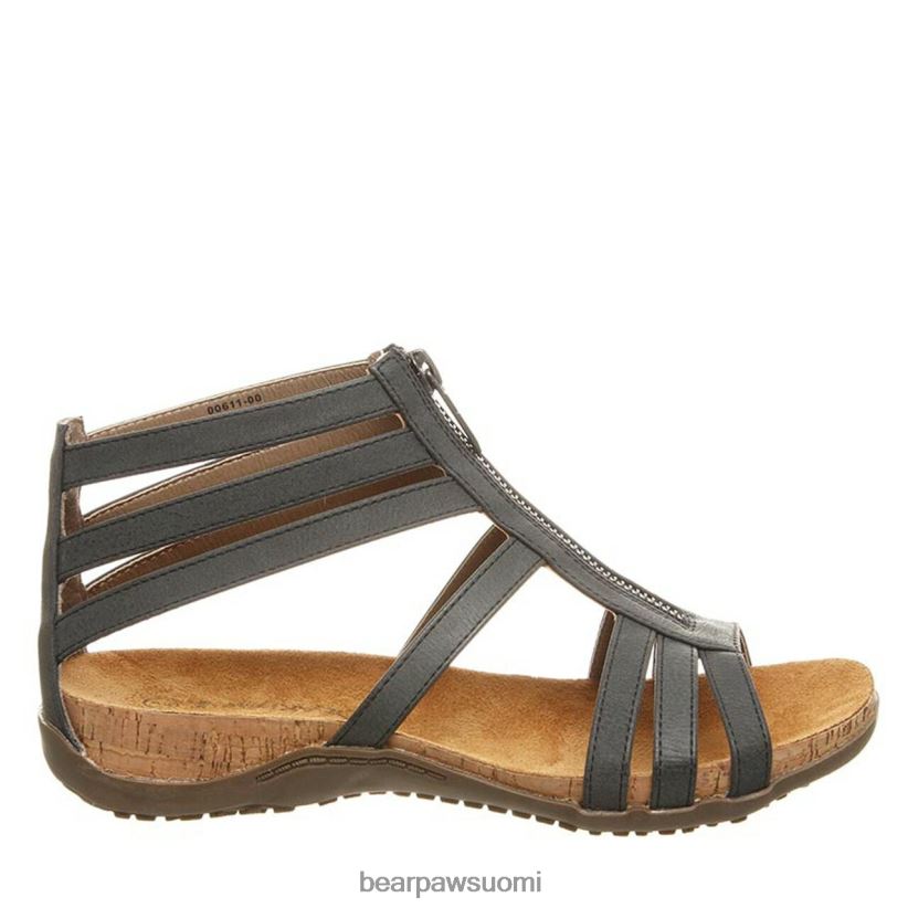 BEARPAW layla naiset musta sandaalit H880X0441