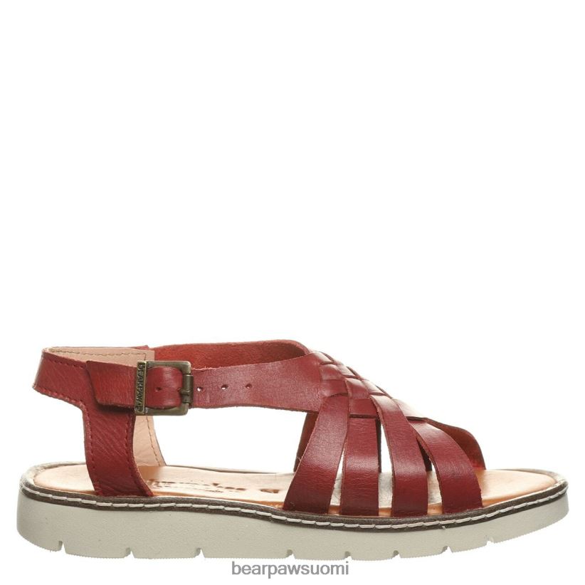 BEARPAW leah naiset punainen sandaalit H880X0487