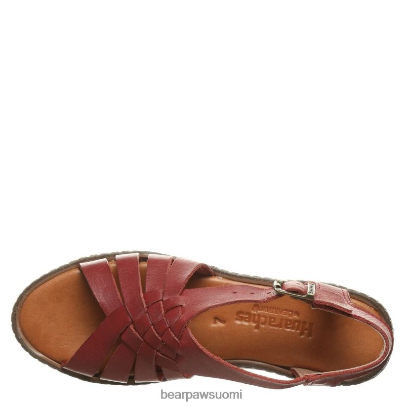 BEARPAW leah naiset punainen sandaalit H880X0487