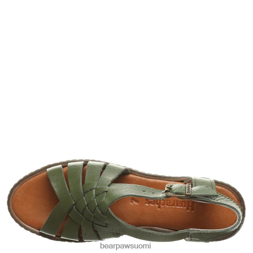 BEARPAW leah naiset sotilaallinen vihreä sandaalit H880X0489