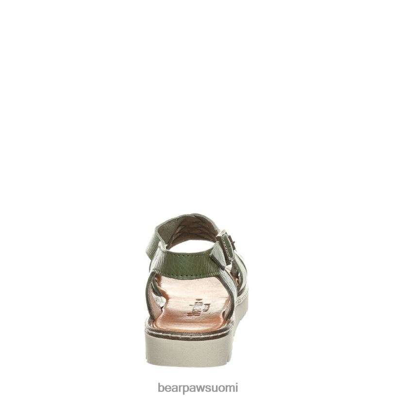BEARPAW leah naiset sotilaallinen vihreä sandaalit H880X0489