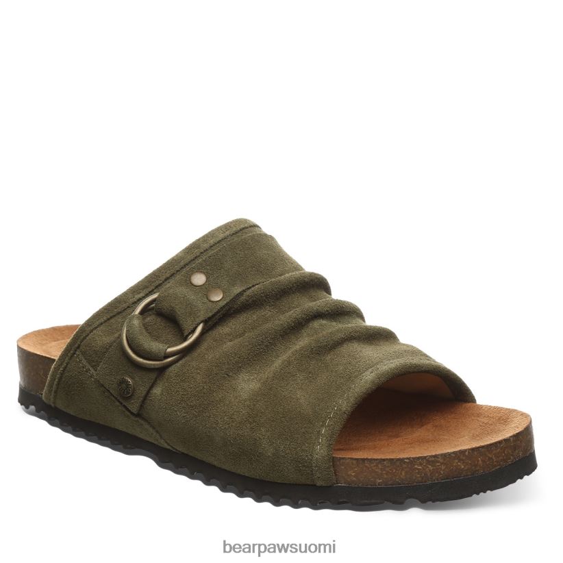 BEARPAW lillie naiset tumma oliivi sandaalit H880X0464
