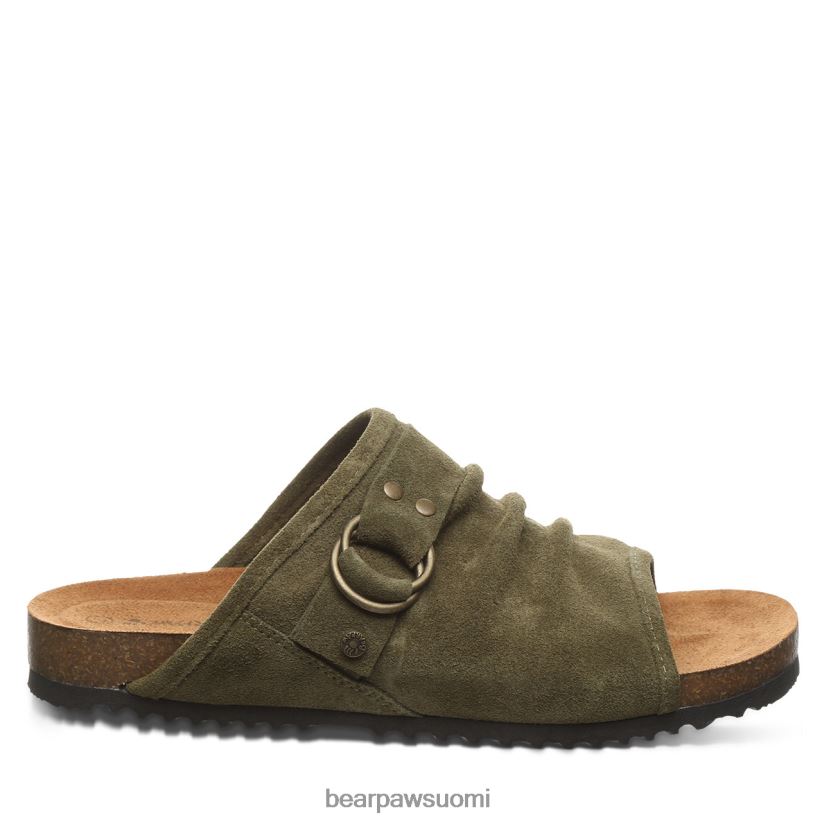BEARPAW lillie naiset tumma oliivi sandaalit H880X0464