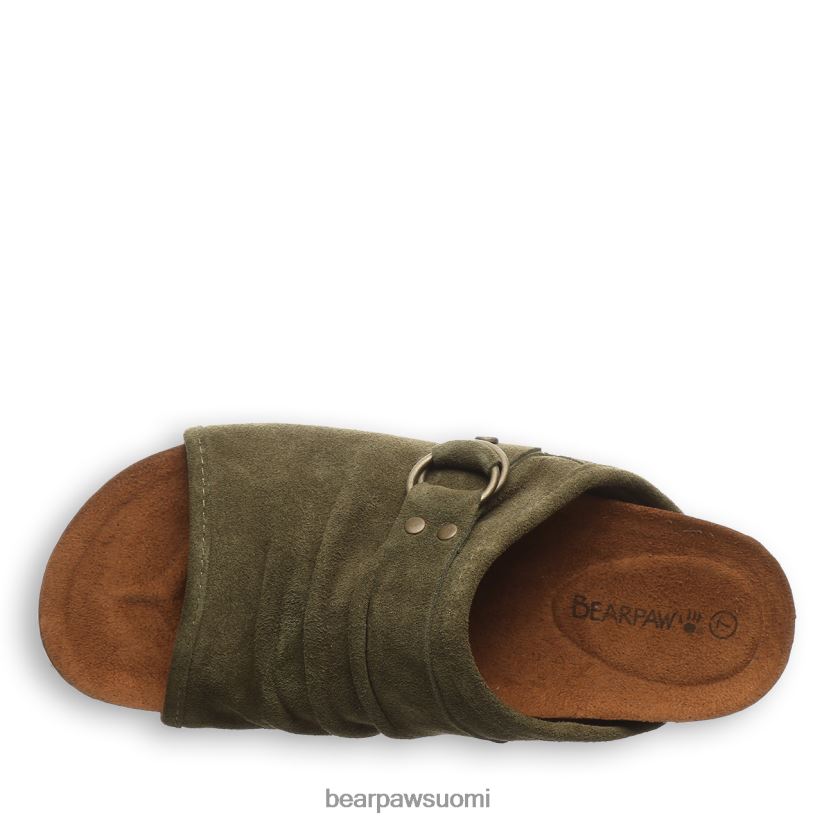BEARPAW lillie naiset tumma oliivi sandaalit H880X0464