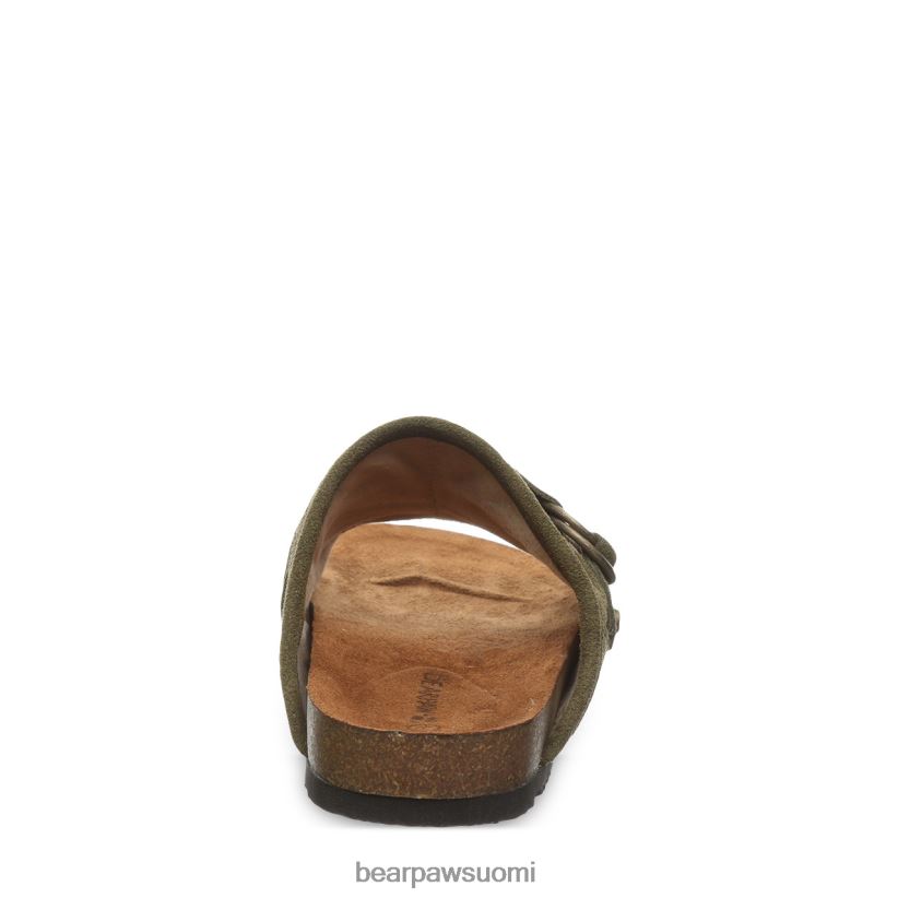 BEARPAW lillie naiset tumma oliivi sandaalit H880X0464