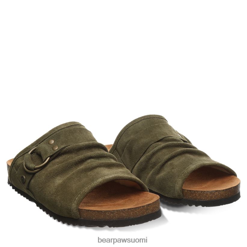 BEARPAW lillie naiset tumma oliivi sandaalit H880X0464