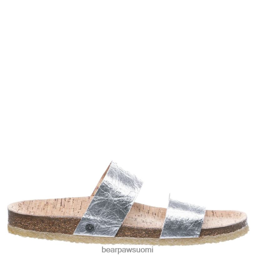 BEARPAW lilo naiset hopea sandaalit H880X0502