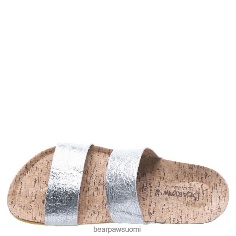 BEARPAW lilo naiset hopea sandaalit H880X0502