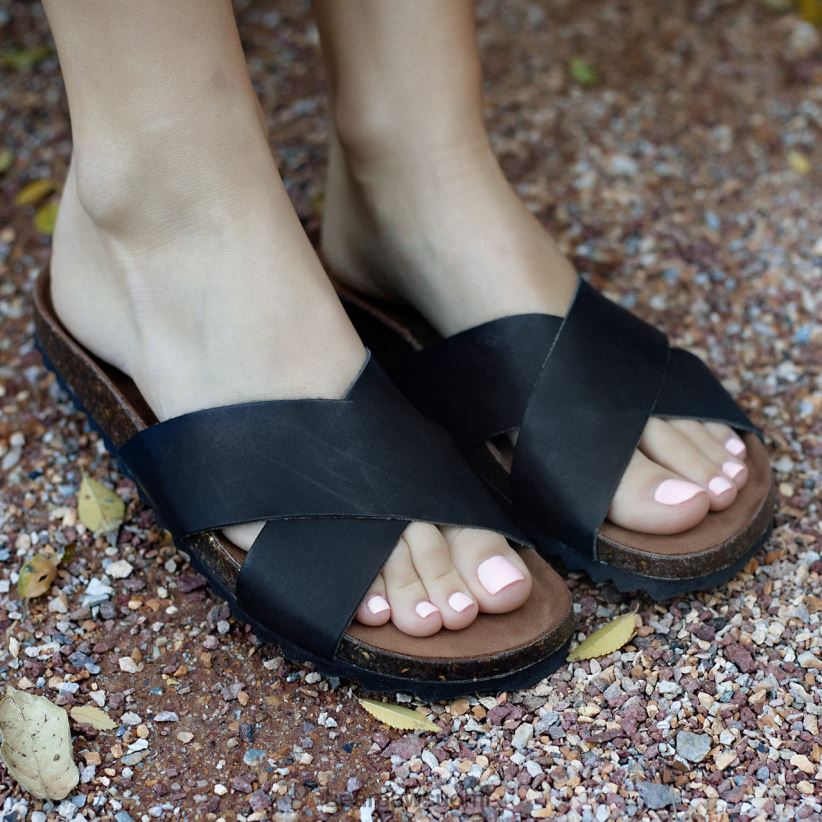 BEARPAW margarita naiset musta sandaalit H880X0447