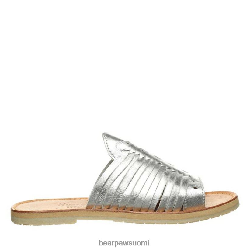 BEARPAW rosa naiset hopea sandaalit H880X0428