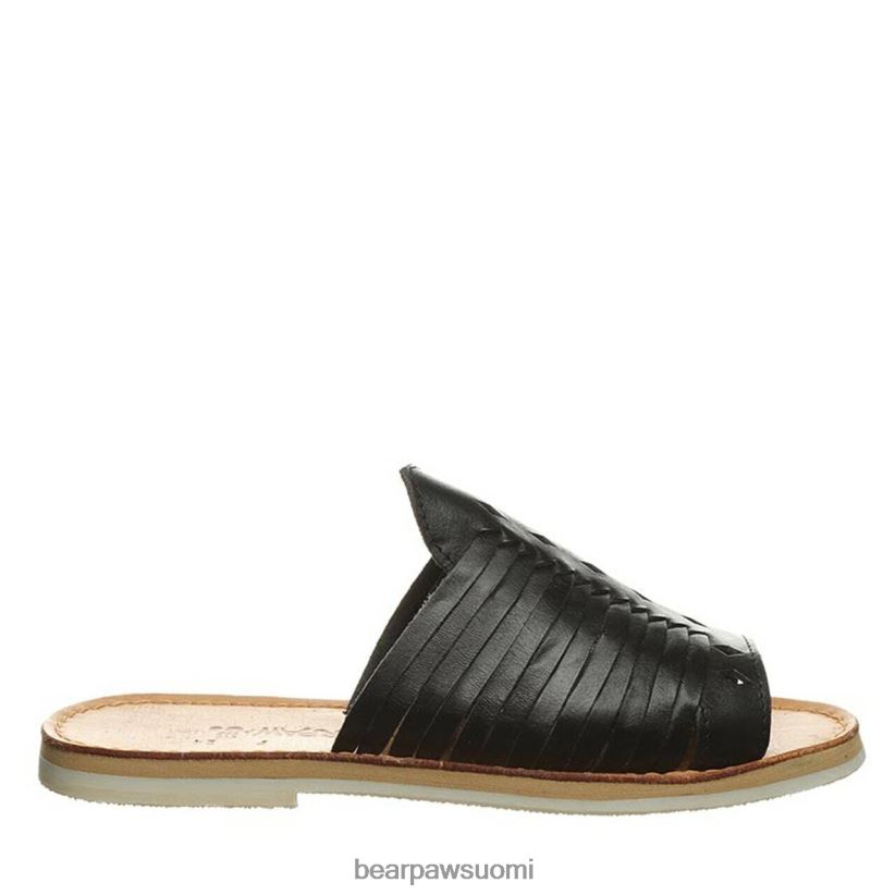BEARPAW rosa naiset musta sandaalit H880X0429