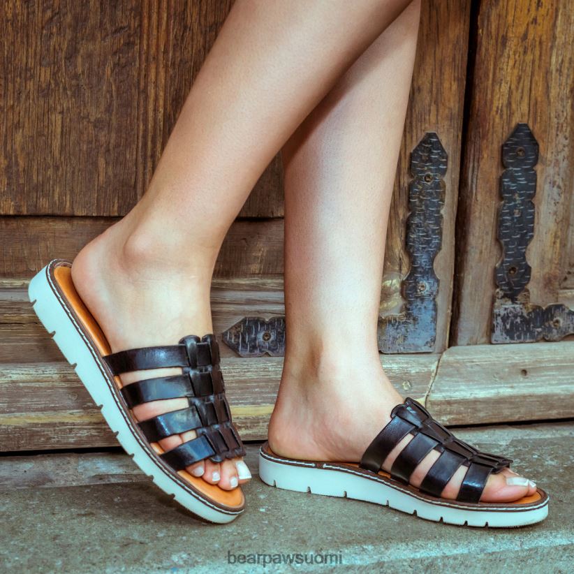 BEARPAW vanessa naiset musta sandaalit H880X0486