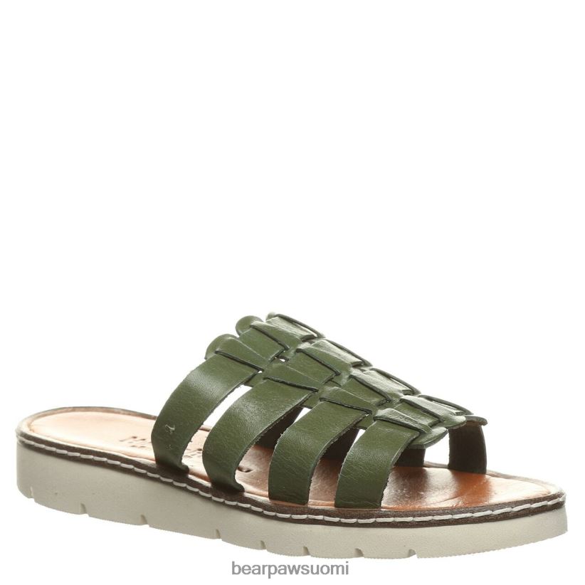 BEARPAW vanessa naiset sotilaallinen vihreä sandaalit H880X0482