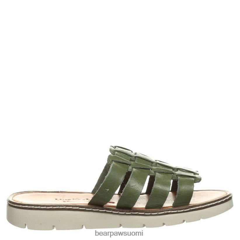 BEARPAW vanessa naiset sotilaallinen vihreä sandaalit H880X0482