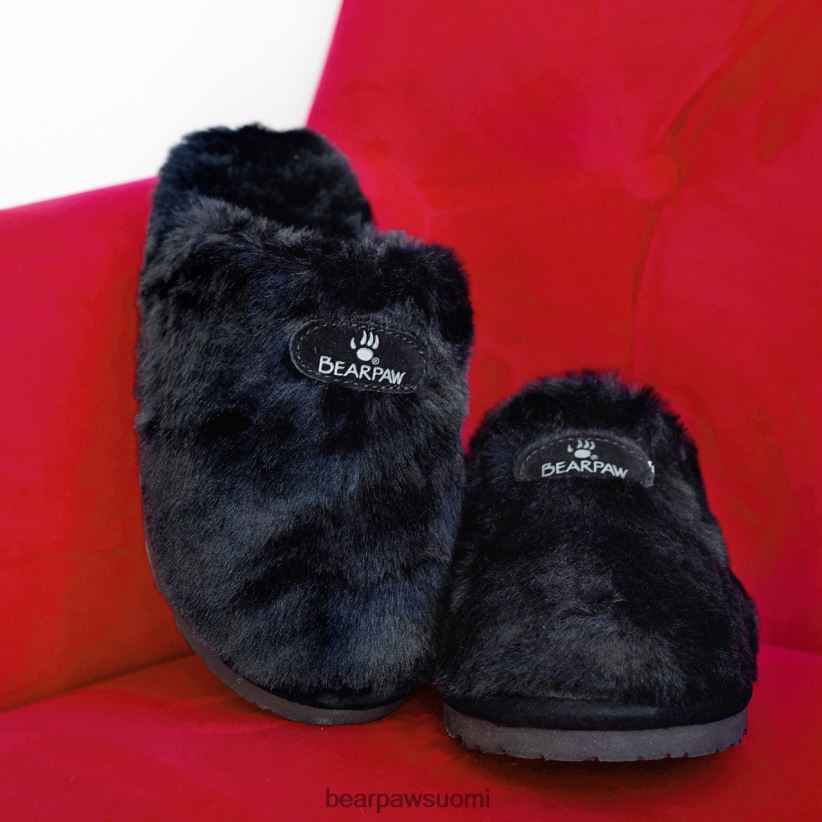 BEARPAW Sofia naiset musta tossut H880X0307